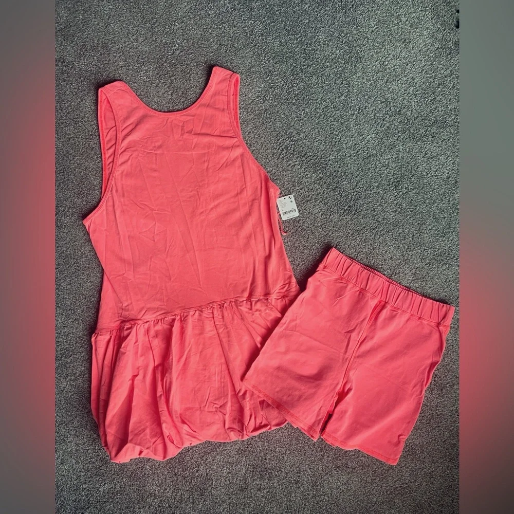 Free People Movement Hot Shot Bubble set in Neon Coral Sz M - Picture 5 of 5